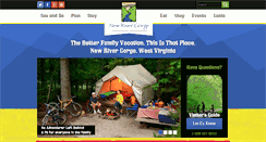 Desktop Screenshot of newrivergorgecvb.com